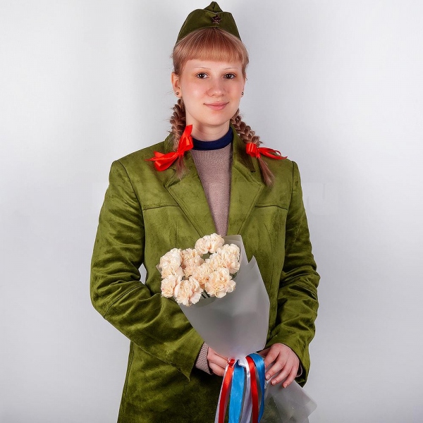 Гвоздика белая, кремовая - 15, Современная упаковка